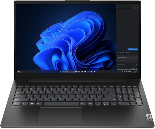 Lenovo V15 G5 IRL 15.6" FHD (Nucleu 3-100U/8GB/256GB SSD/No OS) Negru de afaceri (Tastatură UK)
