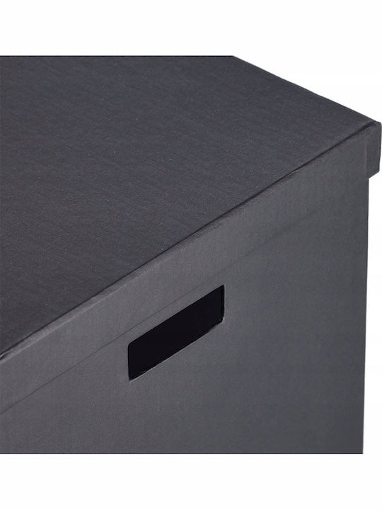 Zeller Paper Storage Box with Lid 25x35x20cm 1pcs