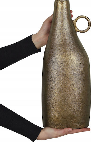 Beliani Διακοσμητικό Βάζο Aluminium Sambhar Gold 1Stück