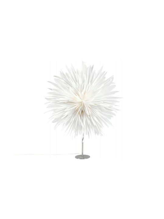 Beliani Dekorative Lampe Weiß