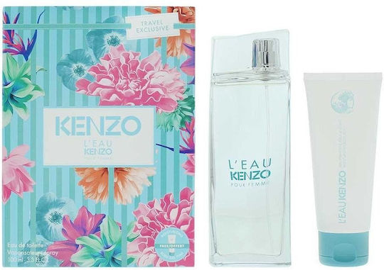 Kenzo L'eau Women's Set with Body Lotion