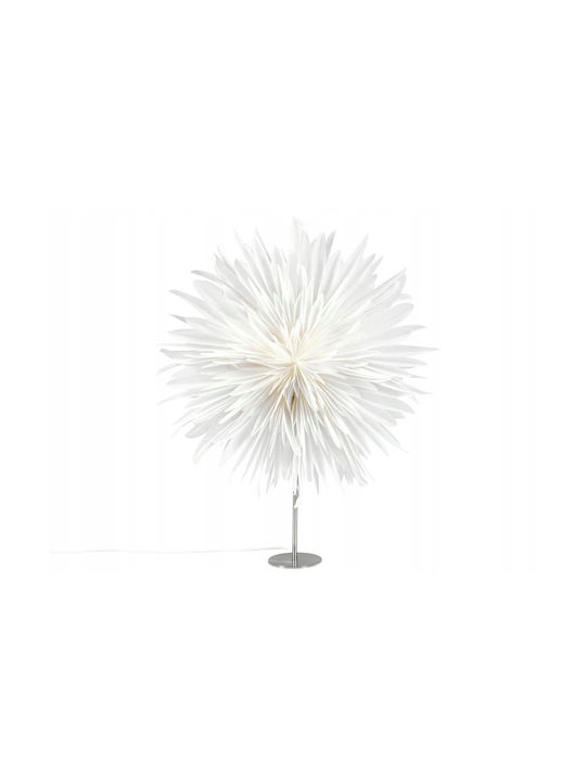 Beliani Dekorative Lampe Weiß