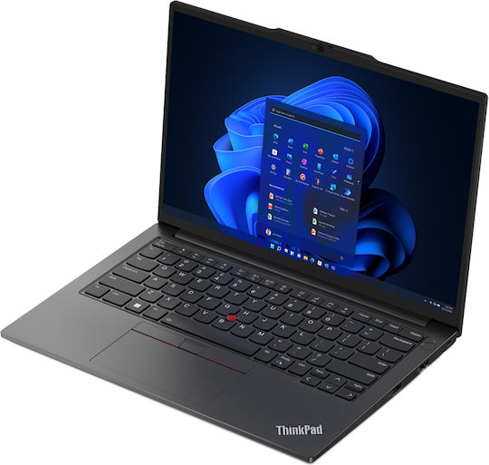 Lenovo ThinkPad E14 Gen 5 (Intel) 14" IPS FHD+ (Ryzen 3-7330U/8GB/256GB SSD/W11 Pro) Графитно черно (US Клавиатура)