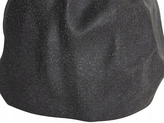 Beliani Vază Decorativă Ceramică Coontail Negru 1buc