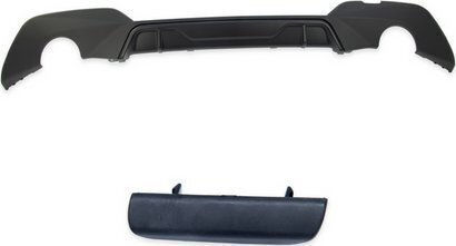 Mtuning Rear Diffuser Matt Black Bmw 3 G20 G21 Pre-facelift 2018-present