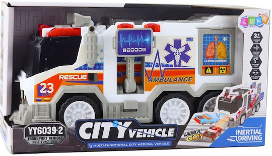 Lean Toys Mașinuță Ambulanță