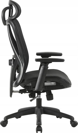 Office Products Kalamos Office Chair with Adjustable Arms Black