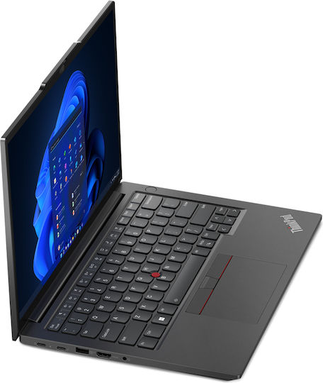 Lenovo ThinkPad E14 Gen 5 (Intel) 14" IPS FHD+ (Ryzen 3-7330U/16GB/256GB SSD + 256GB SSD/W11 Pro) Графитно черно (US Клавиатура)
