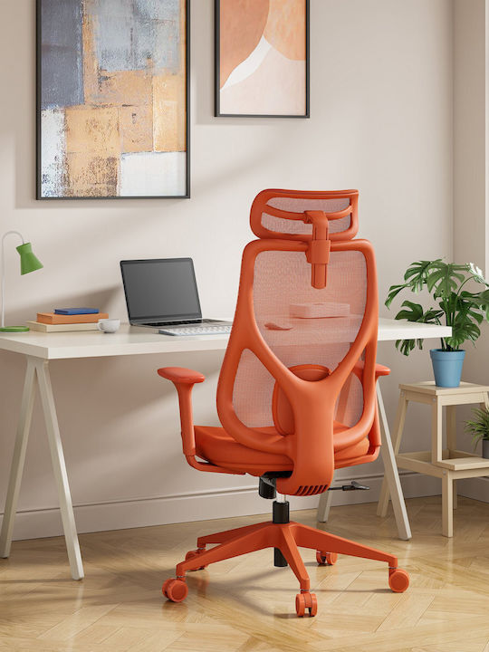 Office Chair with Adjustable Arms Orange SENSE7