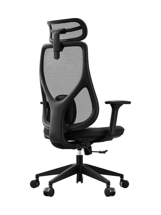 Καρέκλα Γραφείου με Ρυθμιζόμενα Μπράτσα Black SENSE7 Καρέκλα Γραφείου με Ρυθμιζόμενα Μπράτσα Black SENSE7