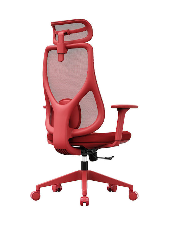 Καρέκλα Γραφείου με Ρυθμιζόμενα Μπράτσα Red SENSE7