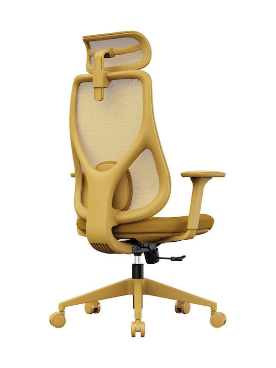 Scaun de birou cu brațe reglabile Yellow SENSE7 Scaun de birou cu brațe reglabile Yellow SENSE7