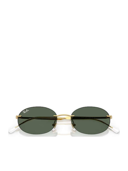 Ray Ban Unisex Γυαλιά Ηλίου με Χρυσό Μεταλλικό Σκελετό και Καφέ Ντεγκραντέ Φακό RB3767 001/13
