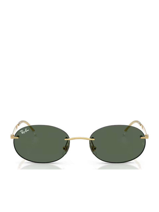 Ray Ban Unisex Γυαλιά Ηλίου με Χρυσό Μεταλλικό Σκελετό και Καφέ Ντεγκραντέ Φακό RB3767 001/13