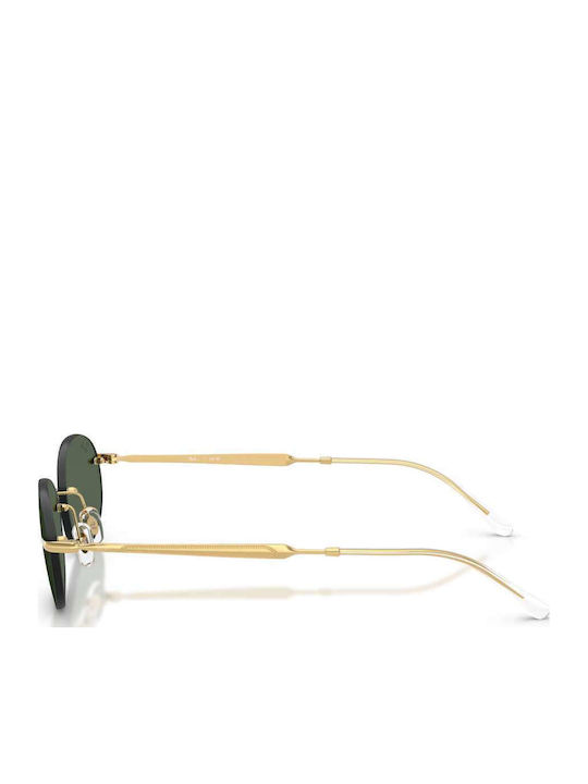 Ray Ban Unisex Γυαλιά Ηλίου με Χρυσό Μεταλλικό Σκελετό και Καφέ Ντεγκραντέ Φακό RB3767 001/13