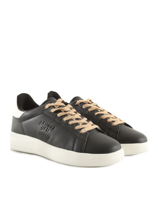 Biomilan Γυναικεία Flatforms Sneakers Μαύρα