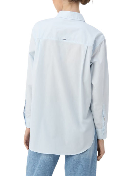 Women's Long Sleeve Shirt Light Blue