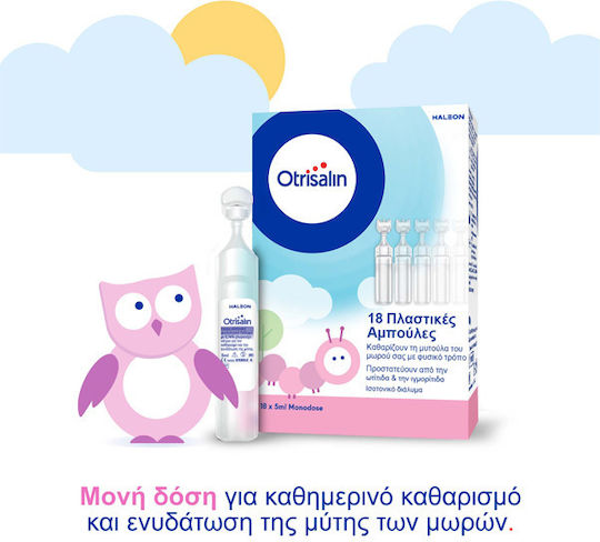 Otrisalin Fiole cu Ser Fiziologic pentru Întreaga Familie 30buc 5ml