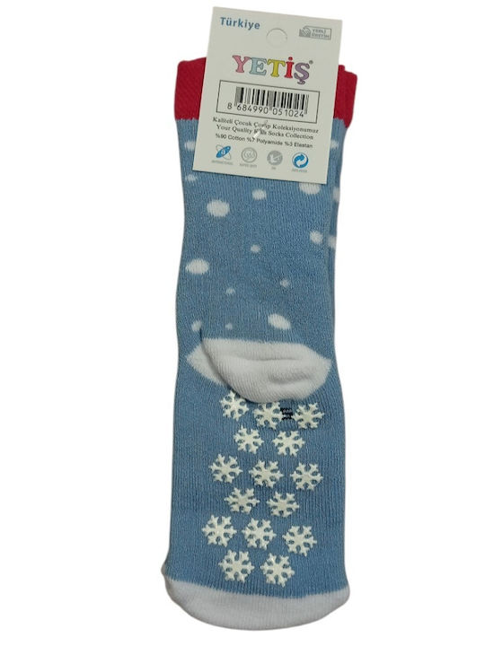 Yetis socks Παιδικές Κάλτσες Αντιολισθητικές Θαλασσι