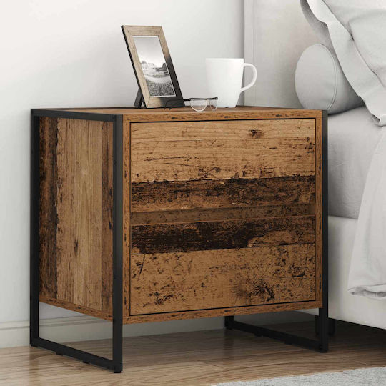 Wooden Bedside Tables Set of 2 50x39.5x50cm Wooden Bedside Tables Set of 2 50x39.5x50cm