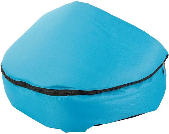 Pat Pentru Câini și Pisici Zola Husă Detașabilă 54 X 13 Cm Material Moale Rotund Albastru Maro