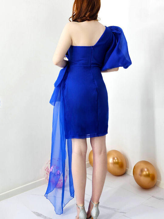 Kleid Abend Blau