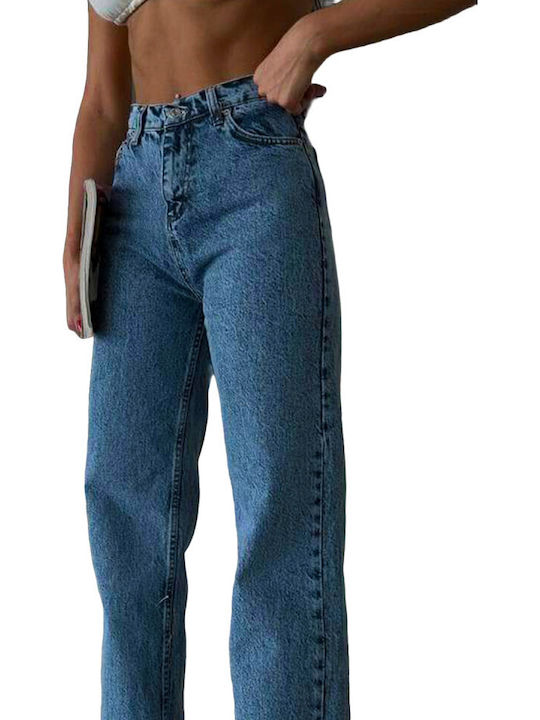 Femei Din material textil Pantaloni Albastră