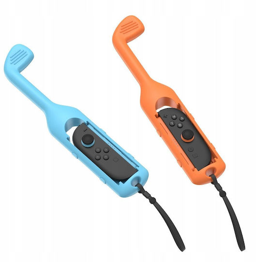 Yaxo Joy-con Grip Golf Set Ns/ns2 Inferno Orange & Hydro Blue
