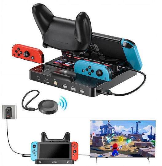 Unitek Switch Charging Station Switch Game Card Reader