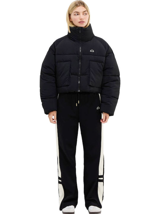 Sartoria Gaffer Crop Γυναικείο Puffer Μπουφάν για Χειμώνα Μαύρο