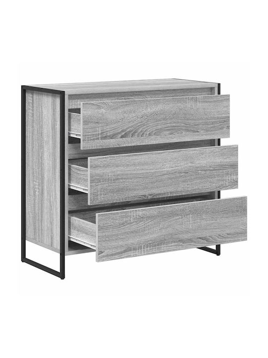 Comoda pentru Dormitor Gray Sonoma 79x36x75.5buc