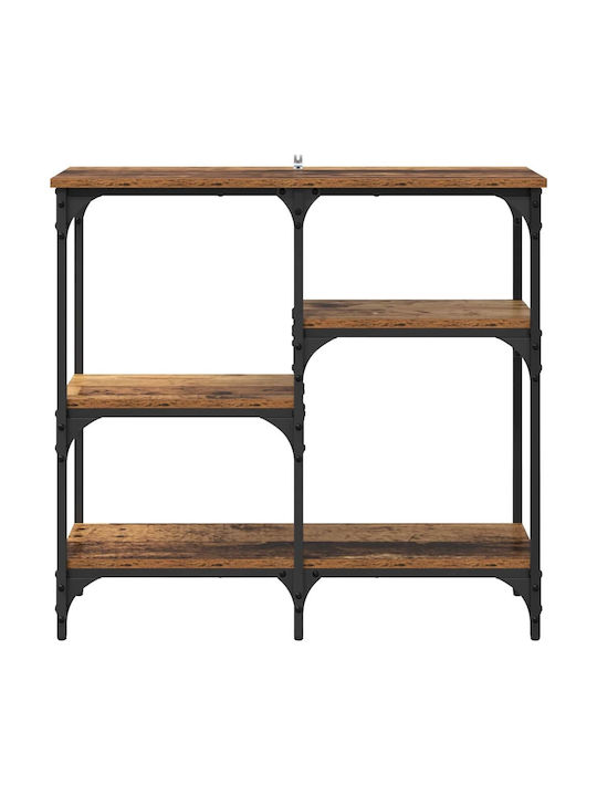 Конзолна маса от Дърво & Метал Old Wood Д80xШ29xВ75cm