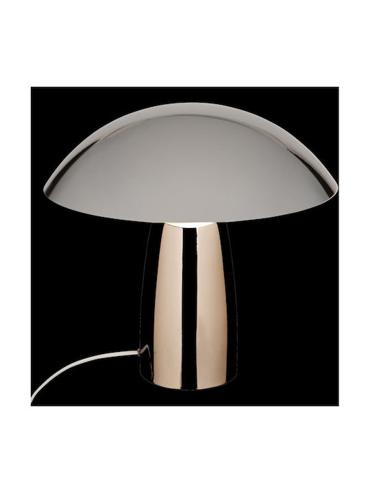 Atmosphera Omia Table Lamp with Silver Shade and Base