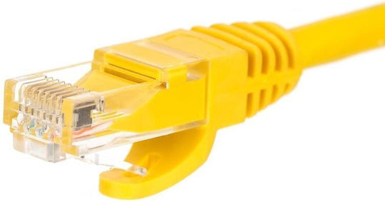 Netrack U/UTP Кат.6 (Gigabit) Мрежов Кабел Ethernet 0.5м Жълт
