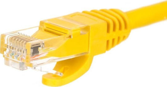 Netrack U/UTP Cat.5e Netzwerkkabel Ethernet 3m Gelb