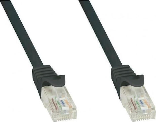 Techly U/UTP Cat.5e Ethernet Network Cable 0.5m Black