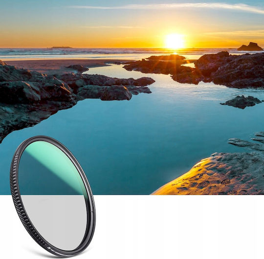 K&F Concept Nano-x Φίλτρo CPL / PL Διαμέτρου 55mm για Φωτογραφικούς Φακούς