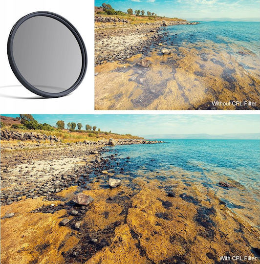 K&F Concept CPL Filter Diameter 37mm with MC Coating for Camera Lenses