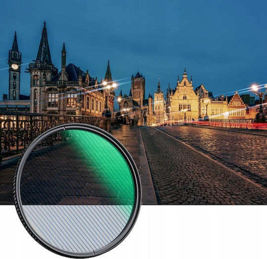 K&F Concept Цветен / Специални Ефекти Филтър с Диаметър 62mm с Покритие MRC (Scratch Resistant) за Фотообективи