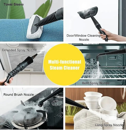 JMK1607 Aparat de călcat cu abur pentru haine de Mână 1000W cu rezervor 350ml Galben