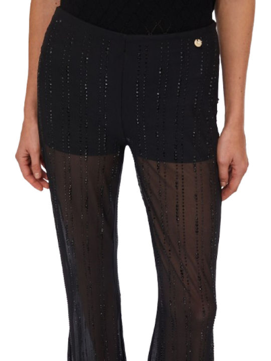 Women's Fabric Trousers Black