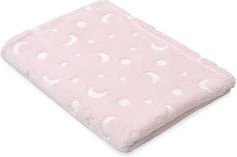 Interbaby Blanket Nursery Swaddling Blankets Stars Pink 80x110cm