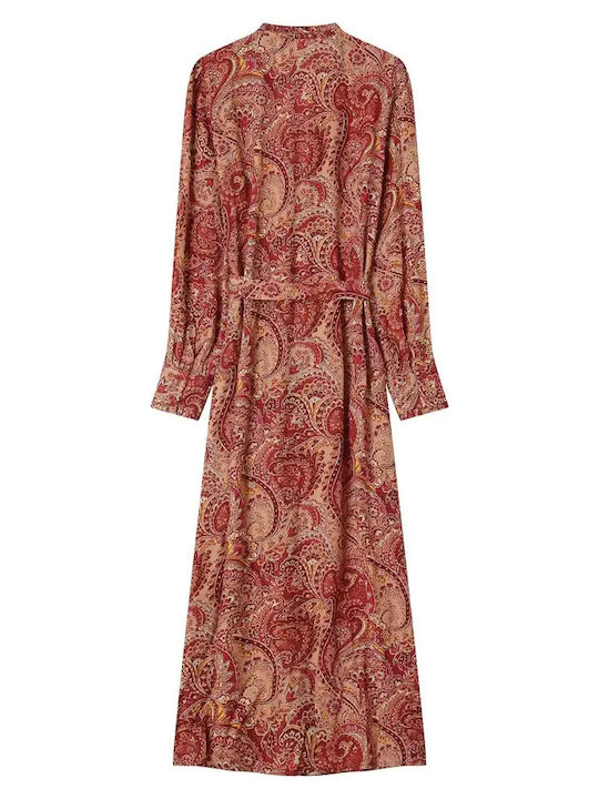 Midi Φόρεμα Terracotta