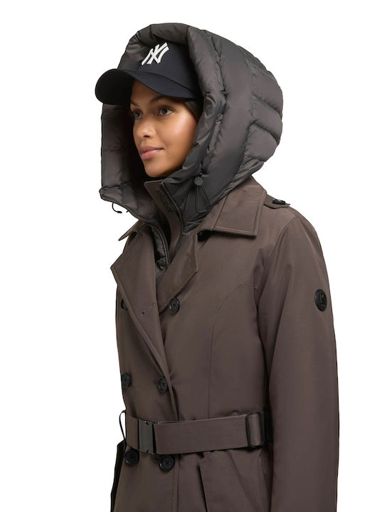 Women's Lifestyle Jacket for Winter Graphite Grey