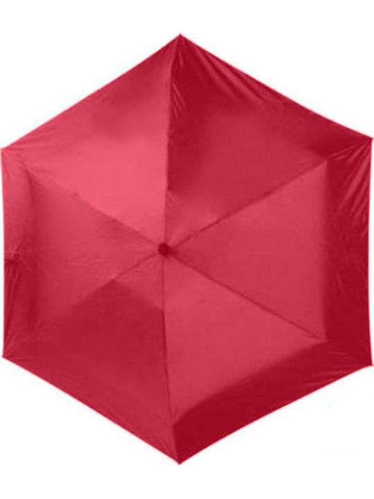 Rain Umbrella Compact Red