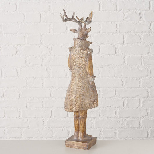 MSA Hirsche Figur Jenno Braune 21x17,5x62cm Polyresin