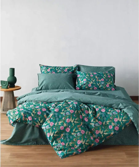 Kentia Aperry A Σετ Oxford Green - White 50x70cm 000079941 Kentia Aperry A Σετ Oxford Green - White 50x70cm 000079941