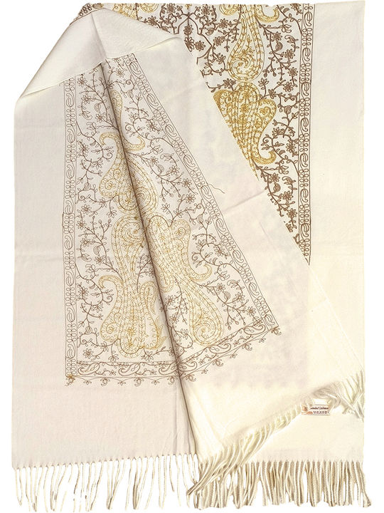 Women's Cashmere Scarf White
