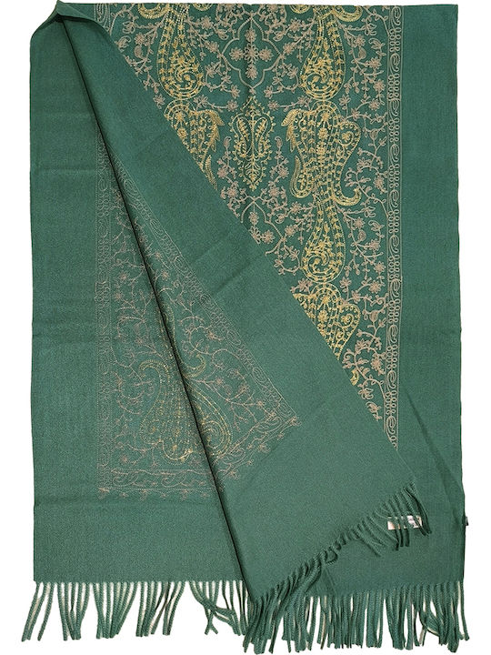 Women's Cashmere Scarf Green