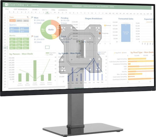 Techly ICA-LCD 323S ICA-LCD 323S Tabletop TV Mount up to 43" and 40kg